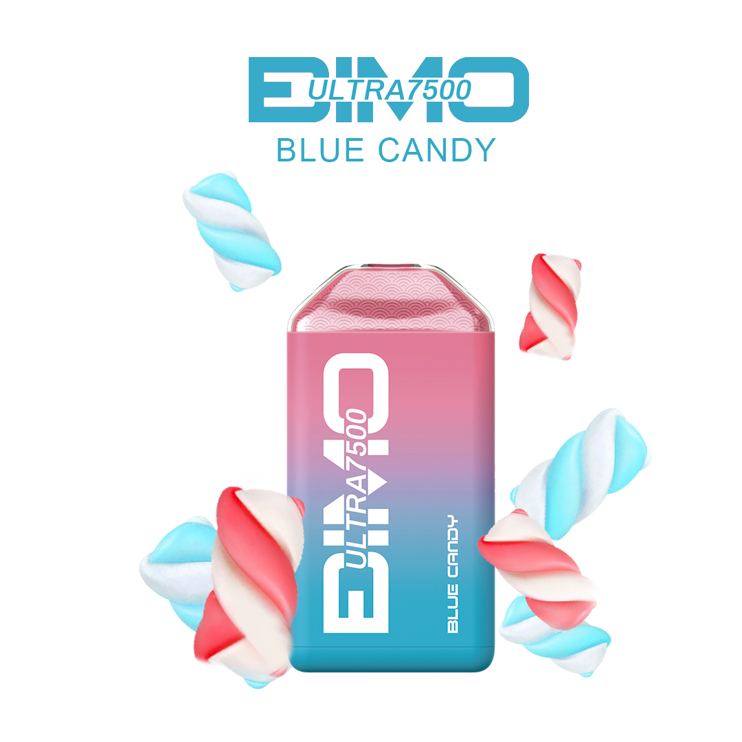 Blue candy--Blue cotton candy